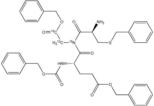 N-Cbz-O-Bzl-L-Glu-S-Bzl-L-Cys-Gly-OBzl-[13C2,15N]